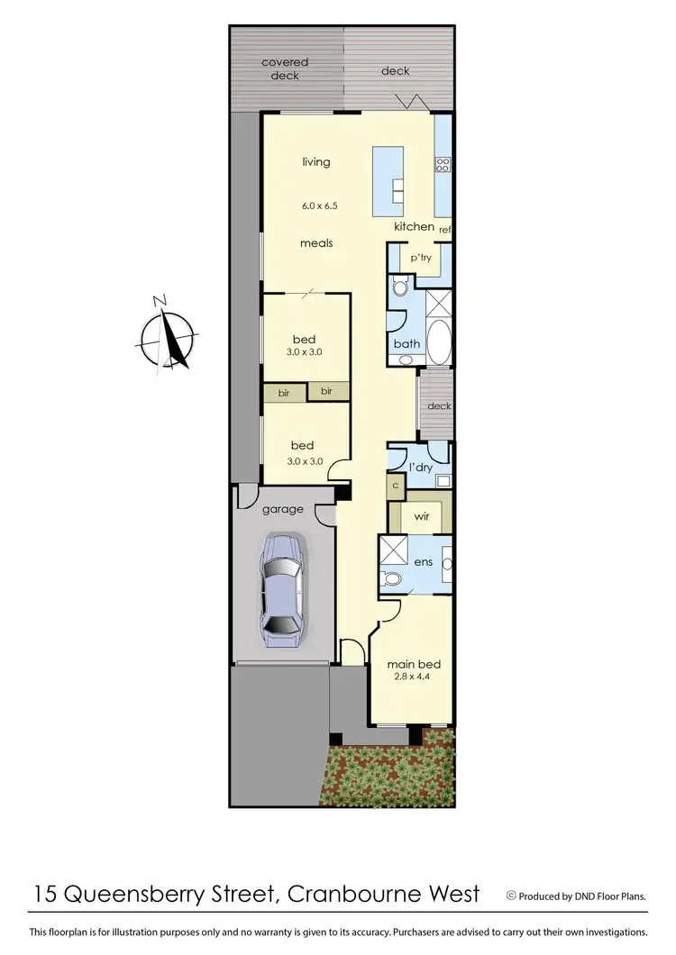 Floorplan of Homely house listing, 15 Queensberry Street, Cranbourne West VIC 3977