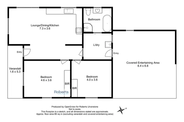 Floorplan of Homely house listing, 1 Wattle Road, Quoiba TAS 7310