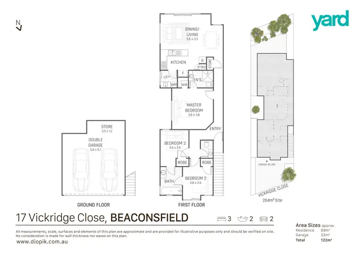 Floorplan of Homely house listing, 17 Vickridge Close, Beaconsfield WA 6162