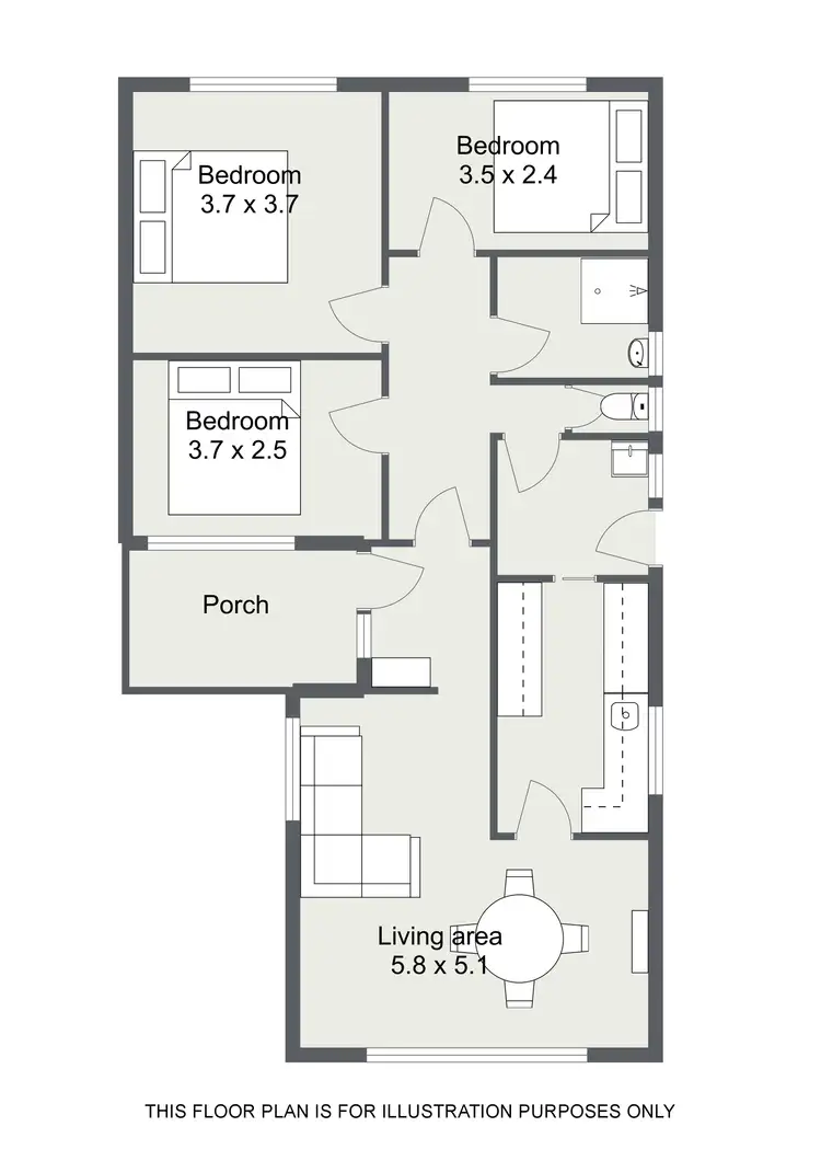 Floorplan of Homely house listing, 5 CAMERON STREET, Naracoorte SA 5271