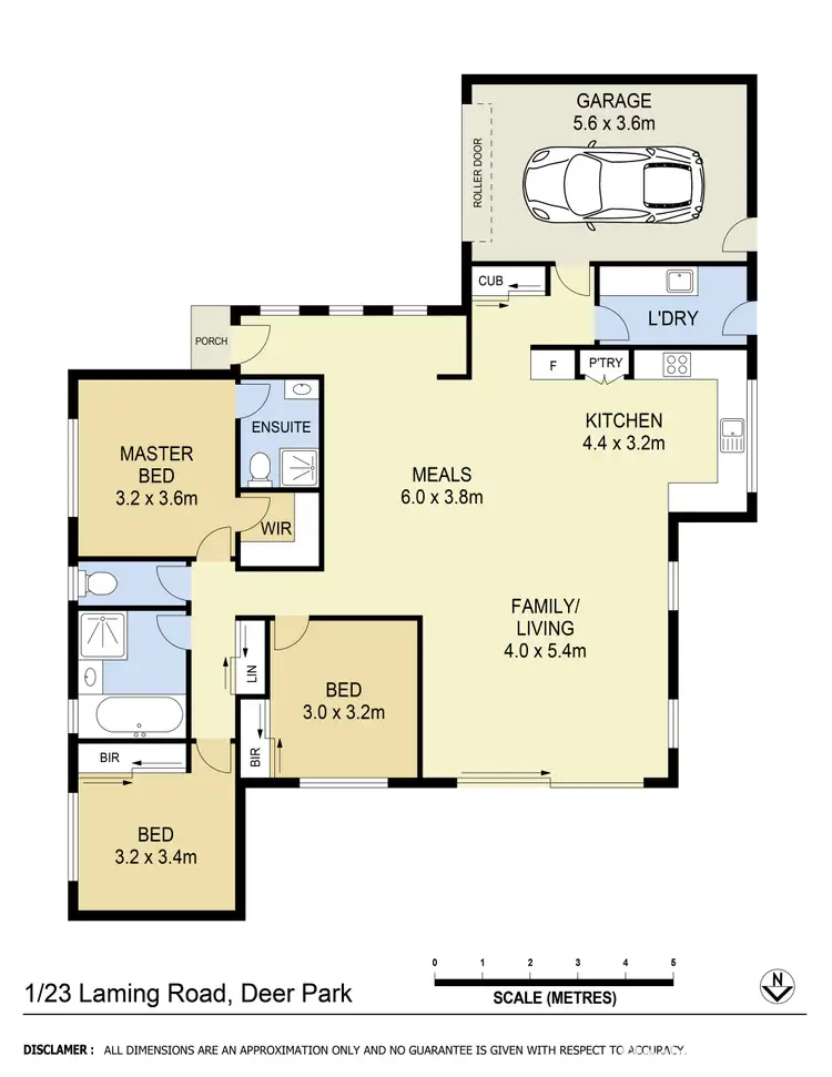 Floorplan of Homely unit listing, 23 Laming Road, Deer Park VIC 3023