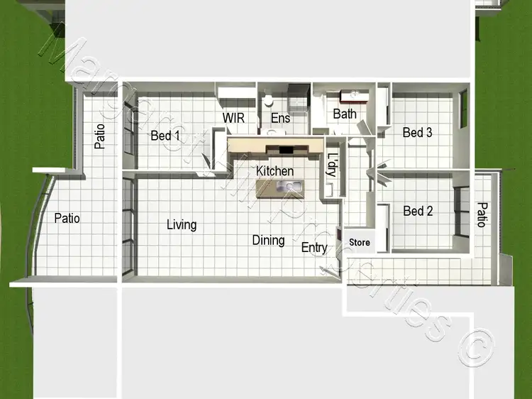 Floorplan of Homely unit listing, 99/111-127 Bowen Road, Rosslea QLD 4812
