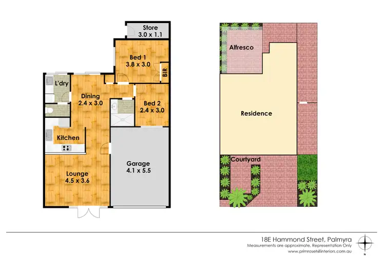 Floorplan of Homely villa listing, 18E Hammad Street, Palmyra WA 6157