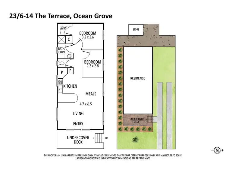 Floorplan of Homely unit listing, 23/6-14 The Terrace, Ocean Grove VIC 3226