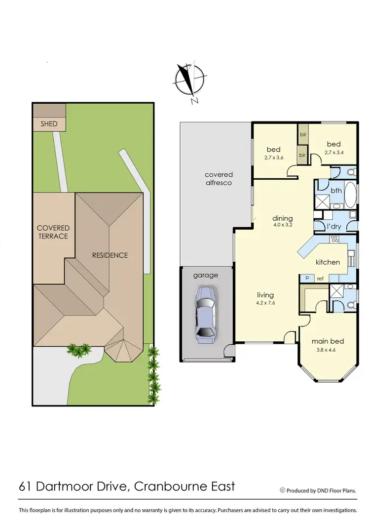 Floorplan of Homely house listing, 61 Dartmoor Drive, Cranbourne East VIC 3977