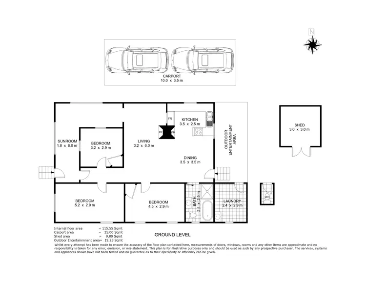 Floorplan of Homely house listing, 30 Wyalla Street, Newtown QLD 4350