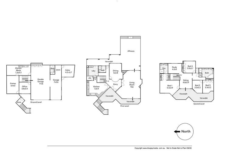 Floorplan of Homely house listing, 5 Keppel Place, Coogee WA 6166