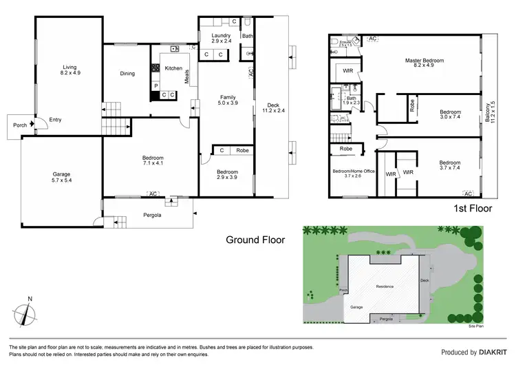 Floorplan of Homely house listing, 60 Garnett Road, Wheelers Hill VIC 3150