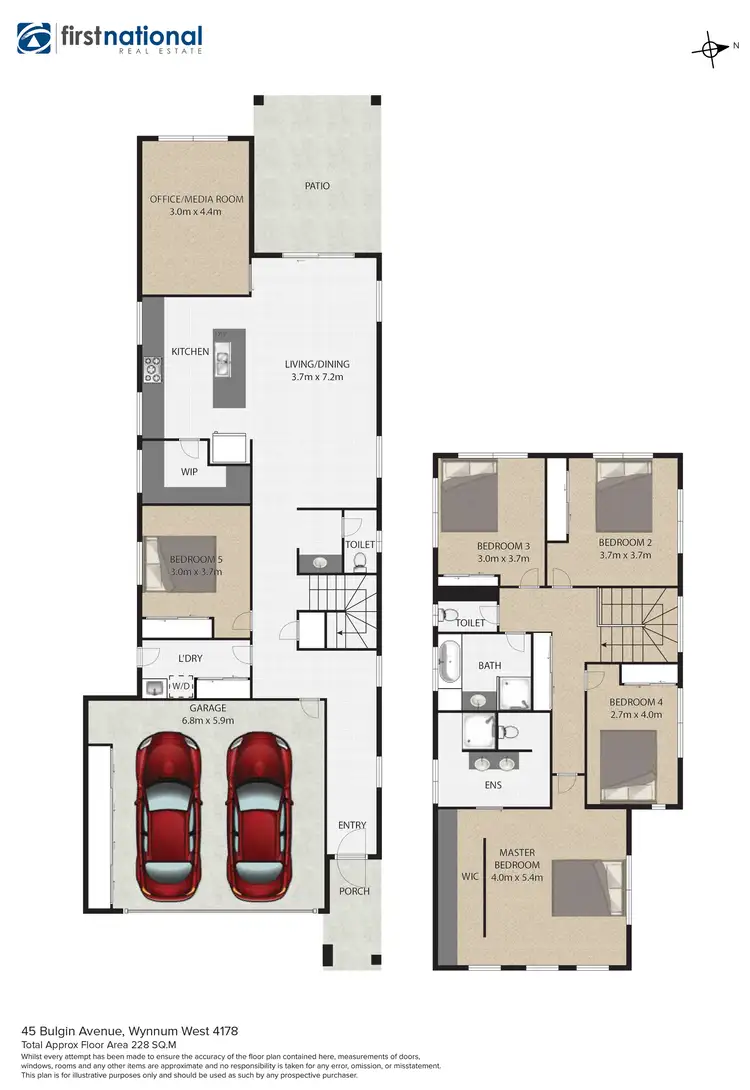 Floorplan of Homely house listing, 45 Bulgin Avenue, Wynnum West QLD 4178