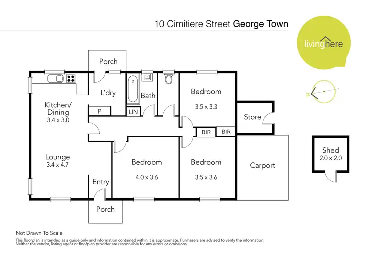 Floorplan of Homely house listing, 10 Cimitiere Street, George Town TAS 7253