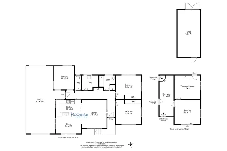 Floorplan of Homely house listing, 4 Southwood Avenue, Penguin TAS 7316
