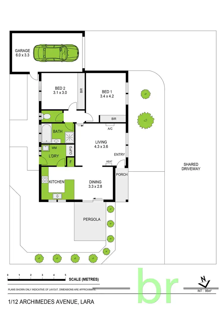 Floorplan of Homely house listing, 1/12 Archimedes Avenue, Lara VIC 3212