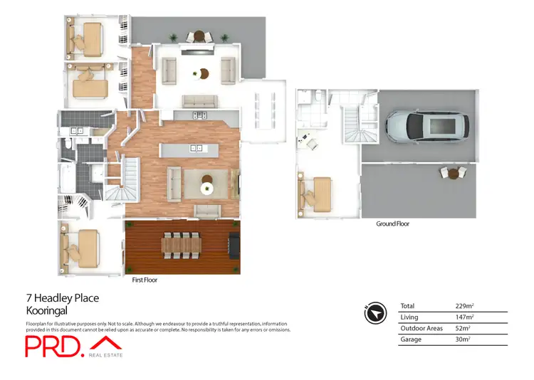 Floorplan of Homely house listing, 7 Headley Place, Kooringal NSW 2650