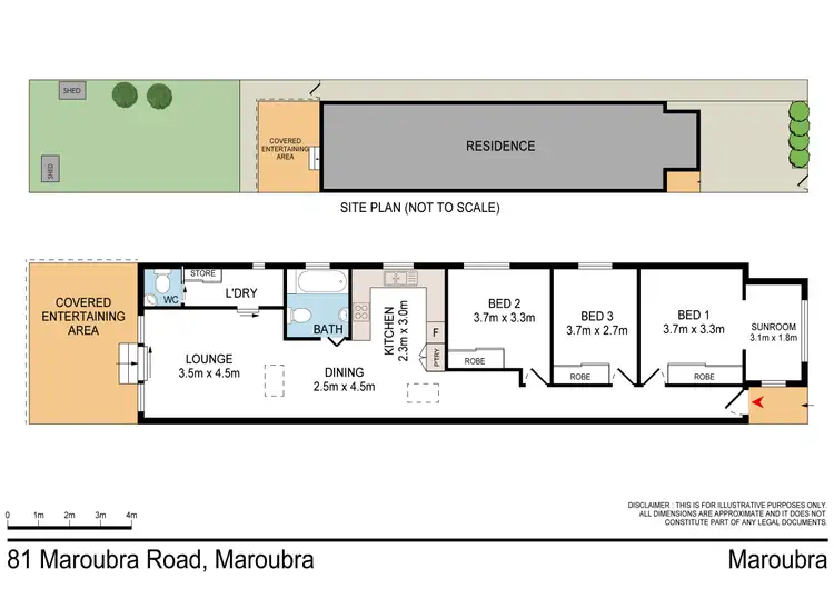 Floorplan of Homely house listing, 81 Maroubra Road, Maroubra NSW 2035