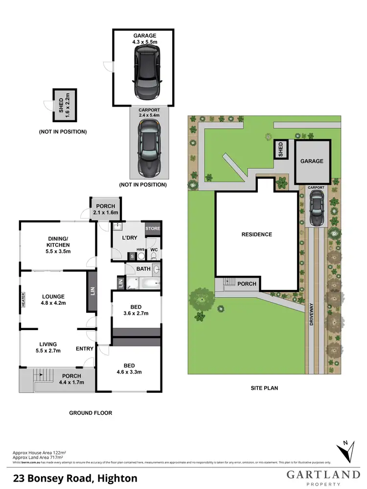 Floorplan of Homely house listing, 23 Bonsey Road, Highton VIC 3216