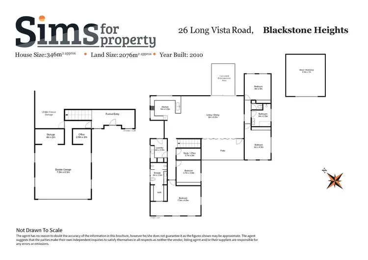 Floorplan of Homely house listing, 26 Longvista Road, Blackstone Heights TAS 7250