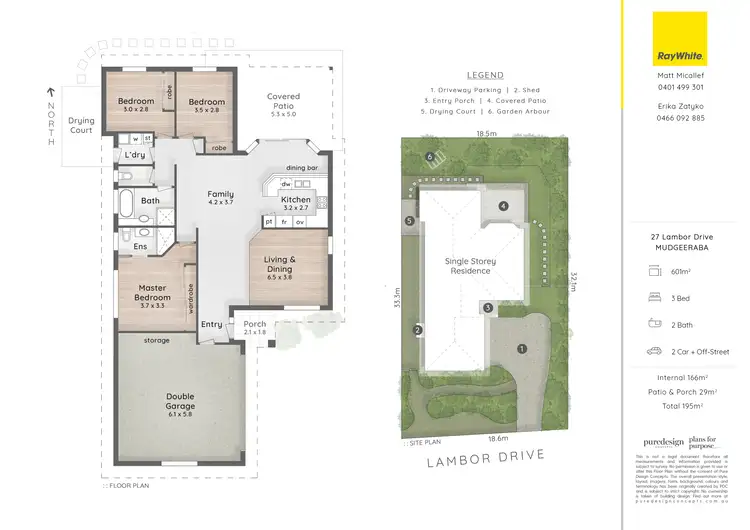 Floorplan of Homely house listing, 27 Lambor Drive, Mudgeeraba QLD 4213