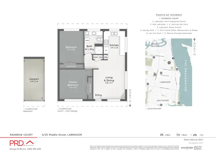 Floorplan of Homely house listing, 5/33 Middle Street, Labrador QLD 4215