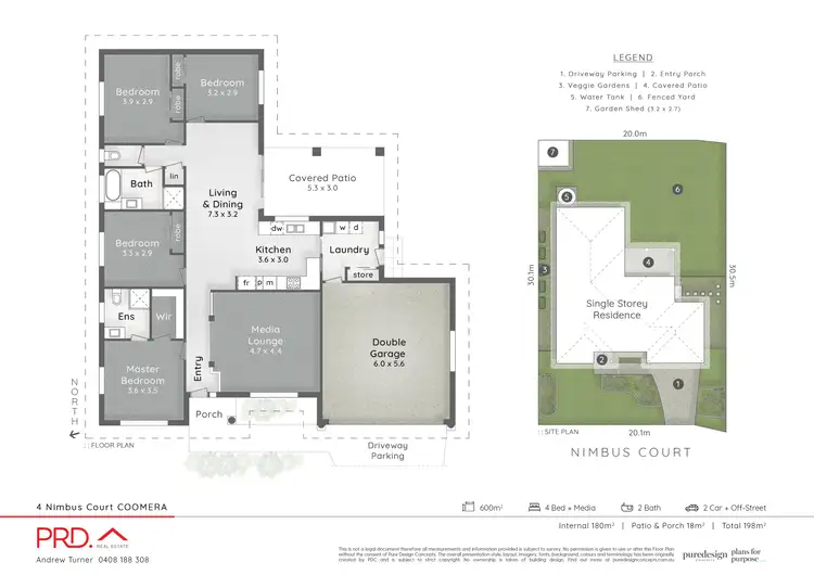 Floorplan of Homely house listing, 4 Nimbus Court, Coomera QLD 4209