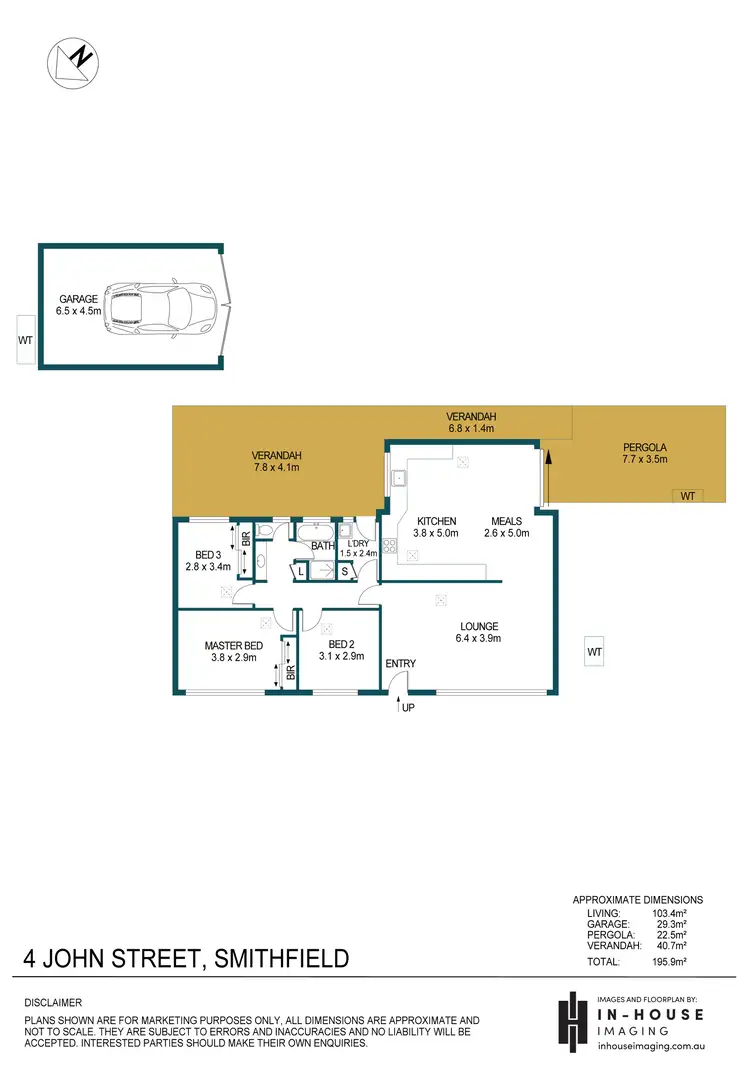 Floorplan of Homely house listing, 4 John Street, Smithfield SA 5114