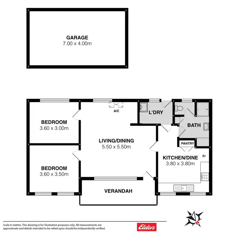 Floorplan of Homely house listing, 5 WATTLE DRIVE, Mccracken SA 5211