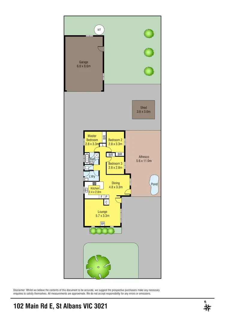 Floorplan of Homely house listing, 102 Main Road East, St Albans VIC 3021