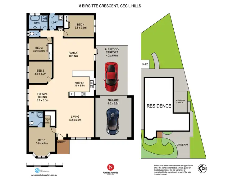 Floorplan of Homely house listing, 8 Birgitte Crescent, Cecil Hills NSW 2171