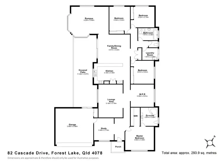 Floorplan of Homely house listing, 82 Cascade Drive, Forest Lake QLD 4078