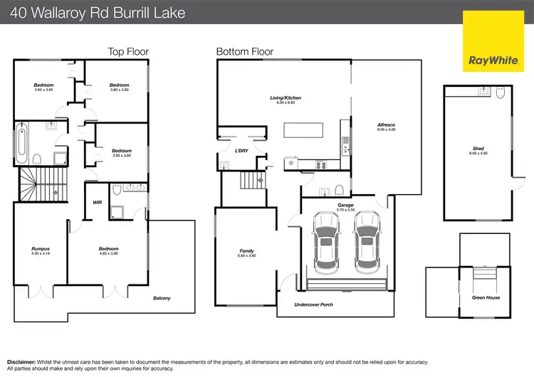 Floorplan of Homely house listing, 40 Wallaroy Drive, Burrill Lake NSW 2539