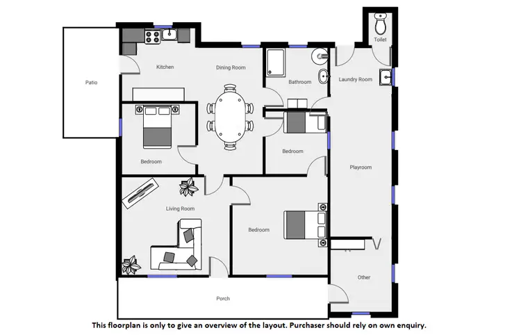 Floorplan of Homely house listing, 108 Neeld Street, Wyalong NSW 2671