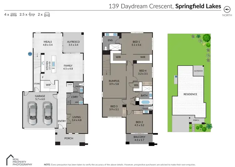 Floorplan of Homely house listing, 139 Daydream Crescent, Springfield Lakes QLD 4300