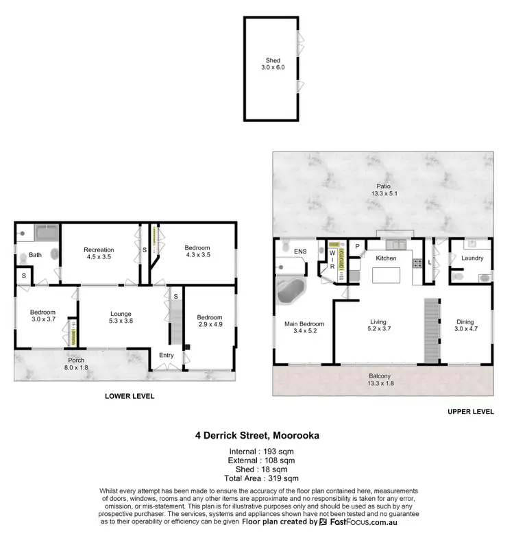 Floorplan of Homely house listing, 4 Derrick Street, Moorooka QLD 4105