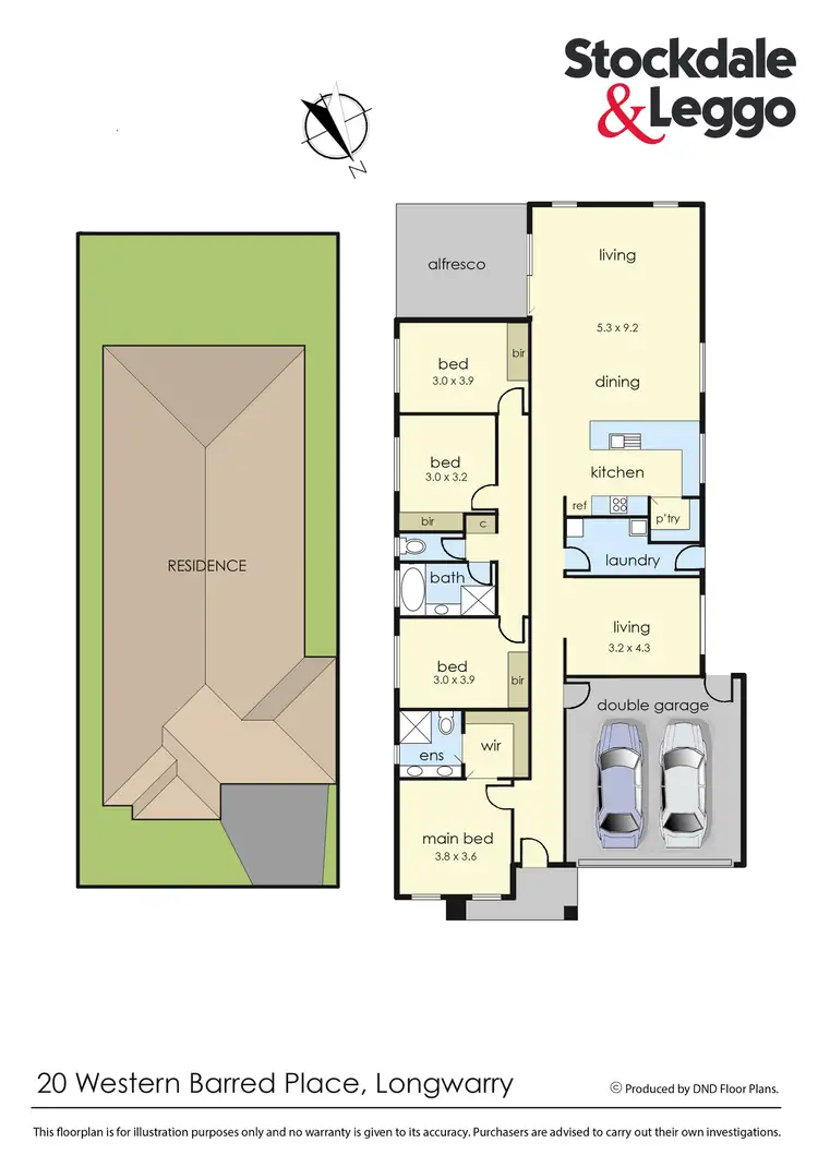 Floorplan of Homely house listing, 20 Western Barred Place, Longwarry VIC 3816
