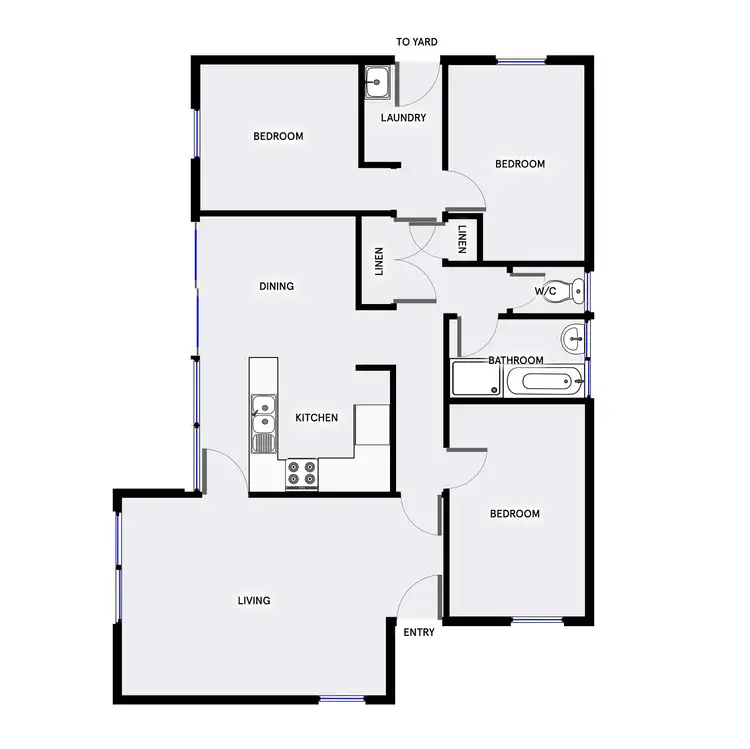 Floorplan of Homely house listing, 3 Dawbin Place, Richardson ACT 2905