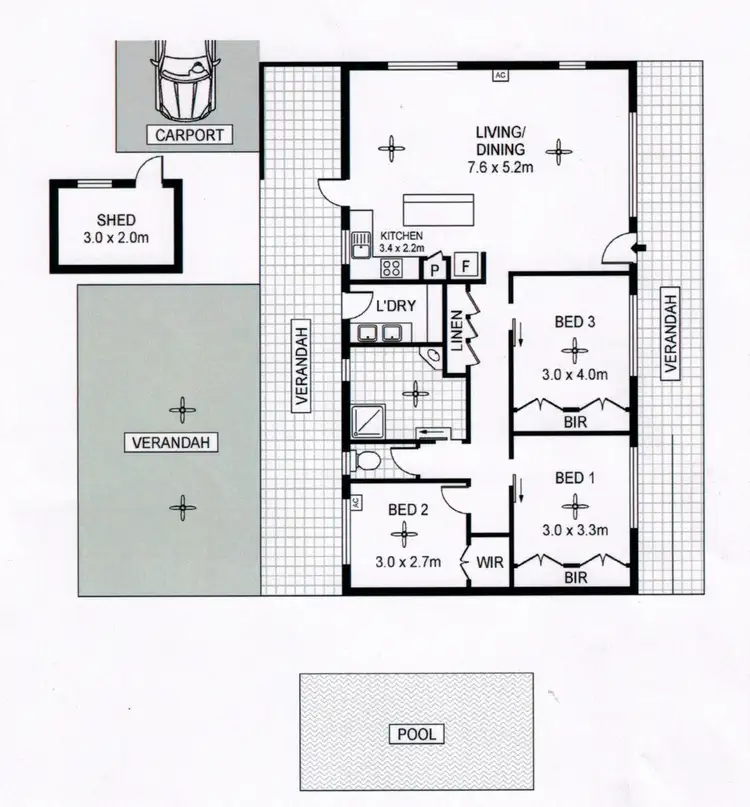 Floorplan of Homely house listing, 1 Alstonia Street, Nightcliff NT 810