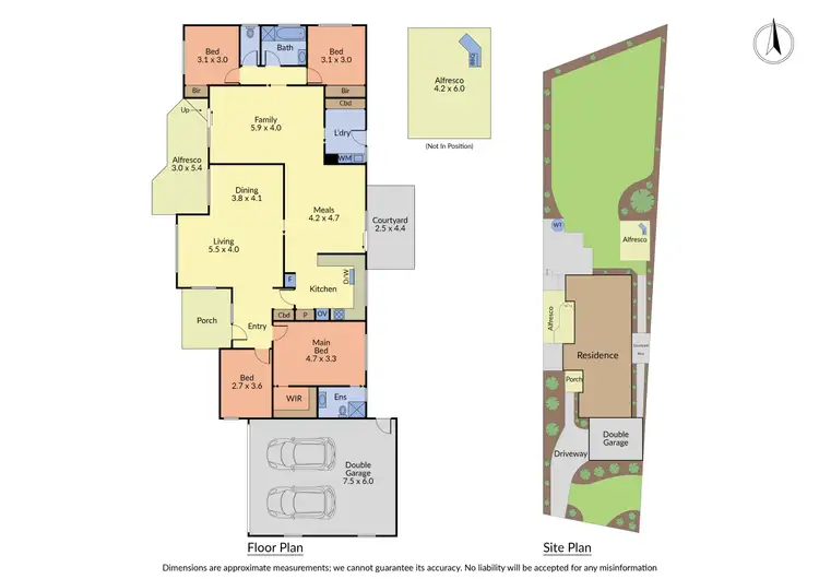 Floorplan of Homely house listing, 46 Willow Avenue, Rowville VIC 3178