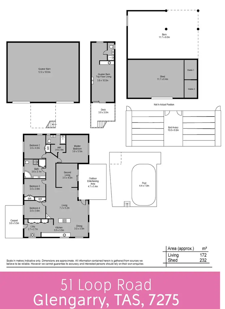 Floorplan of Homely house listing, 51 Loop Road, Glengarry TAS 7275