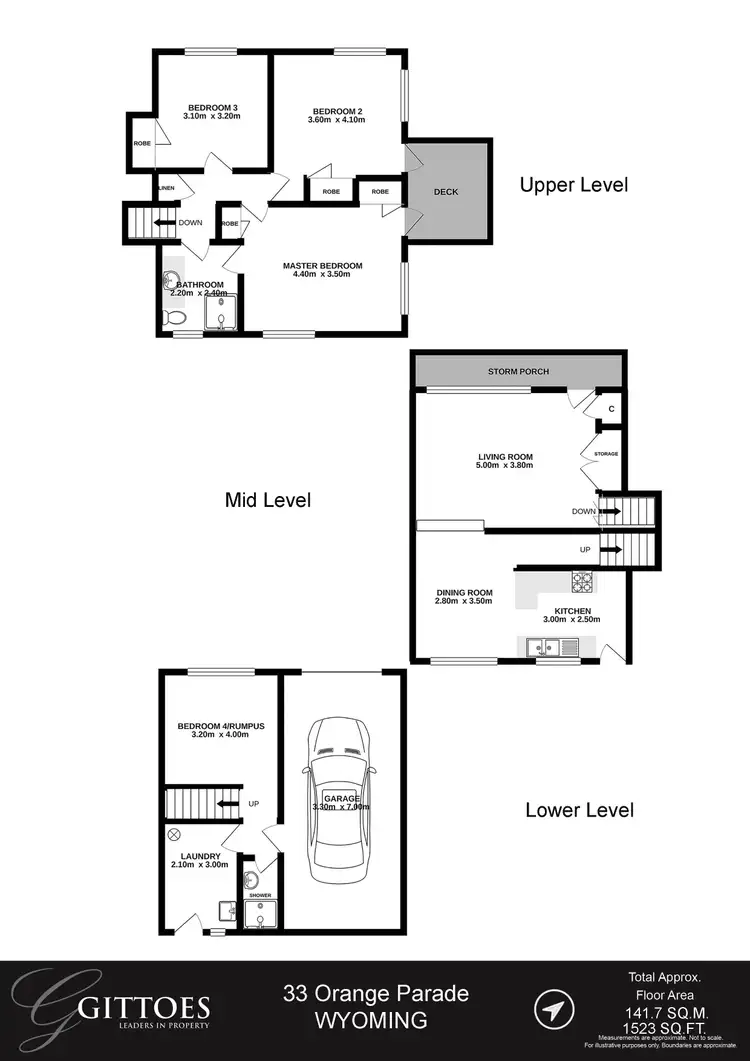 Floorplan of Homely house listing, 33 Orange Parade, Wyoming NSW 2250