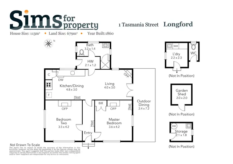 Floorplan of Homely house listing, 1 Tasmania Street, Longford TAS 7301