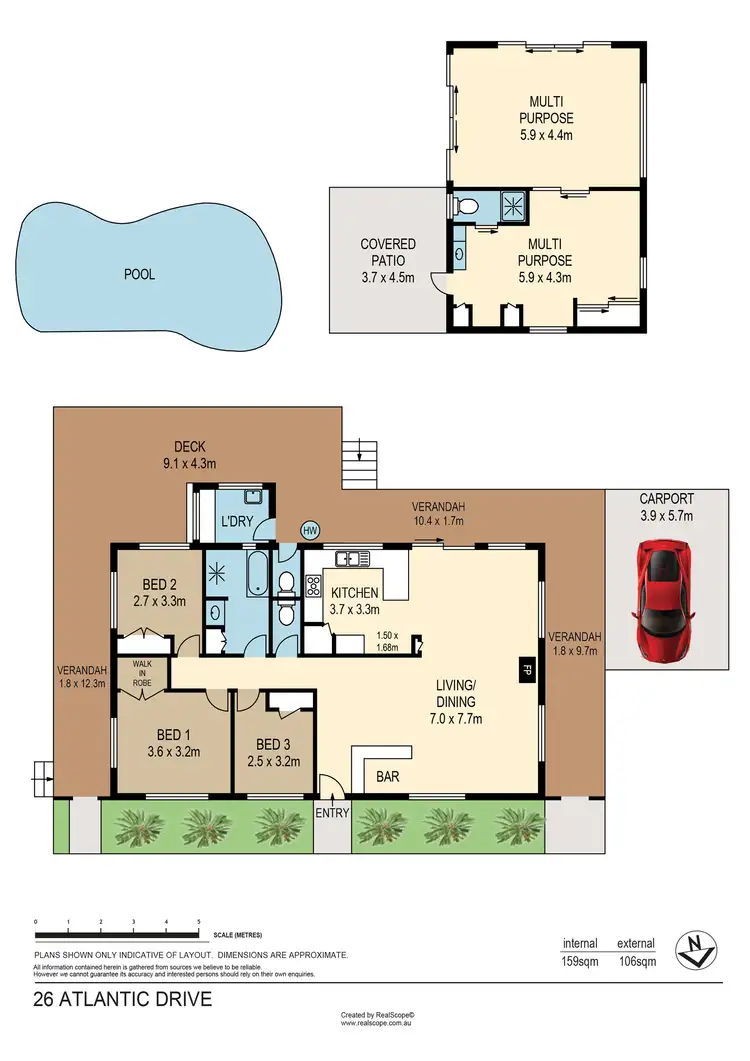 Floorplan of Homely rural property listing, 26 Atlantic Drive, Loganholme QLD 4129