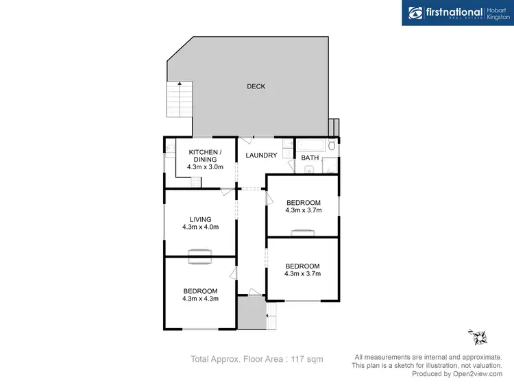 Floorplan of Homely house listing, 7568 Channel Highway, Cygnet TAS 7112