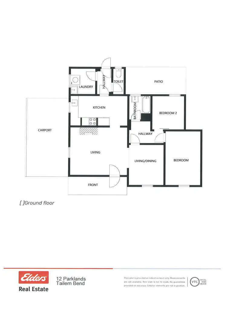 Floorplan of Homely house listing, 12 Parklands Terrace, Tailem Bend SA 5260