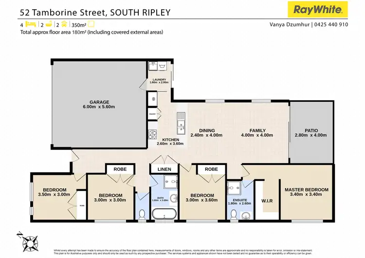 Floorplan of Homely house listing, 52 Tamborine Street, South Ripley QLD 4306
