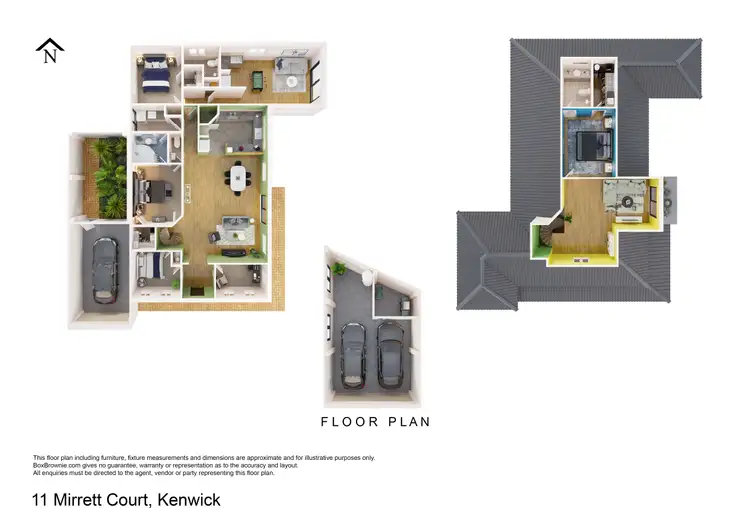 Floorplan of Homely house listing, 11 Mirrett Court, Kenwick WA 6107