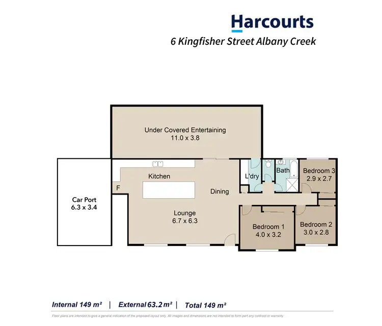 Floorplan of Homely house listing, 6 Kingfisher Street, Albany Creek QLD 4035