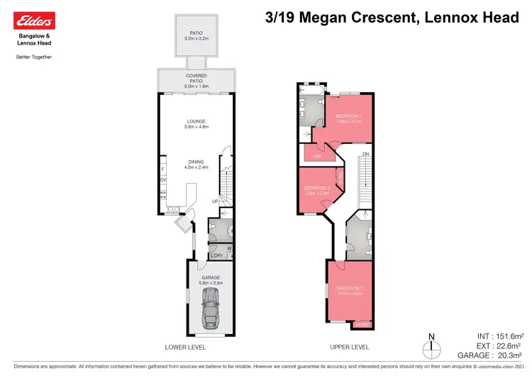 Floorplan of Homely townhouse listing, 3/19 Megan Crescent, Lennox Head NSW 2478