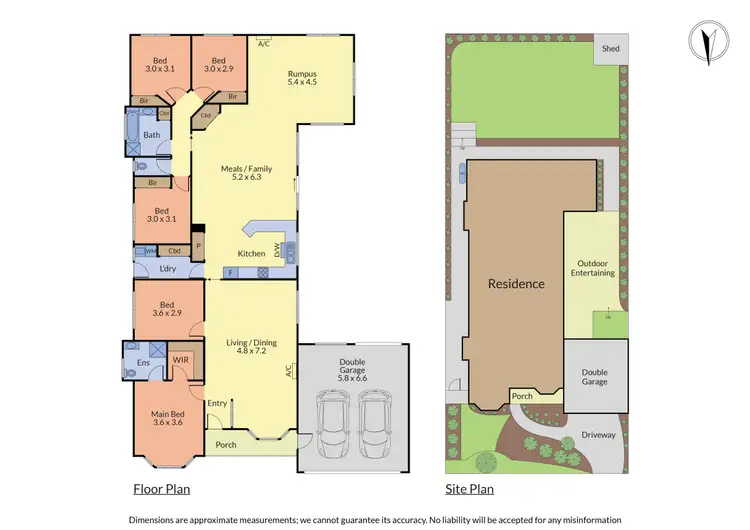 Floorplan of Homely house listing, 8 Dani Court, Rowville VIC 3178