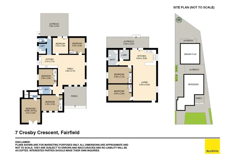 Floorplan of Homely house listing, 7 Crosby Crescent, Fairfield NSW 2165
