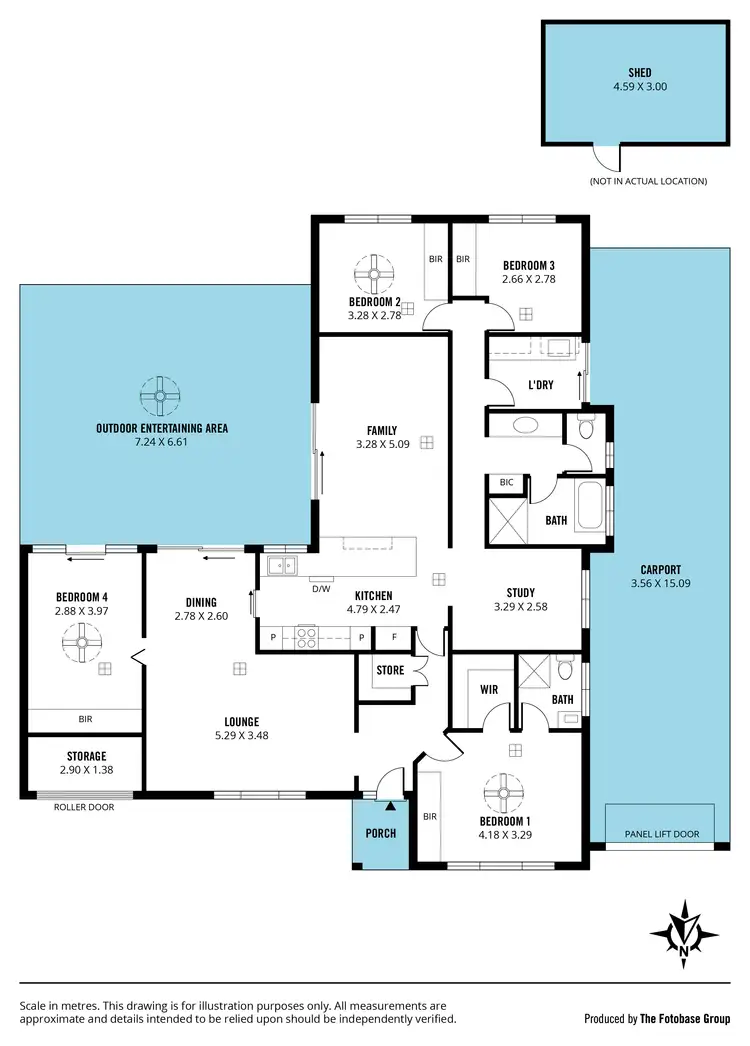 Floorplan of Homely house listing, 7 Clydesdale Court, Woodcroft SA 5162