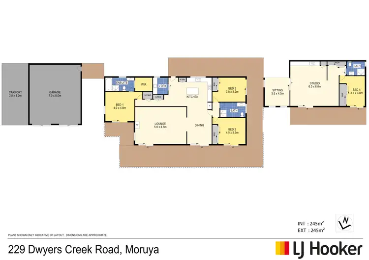 Floorplan of Homely house listing, 229 Dwyers Creek Road, Moruya NSW 2537